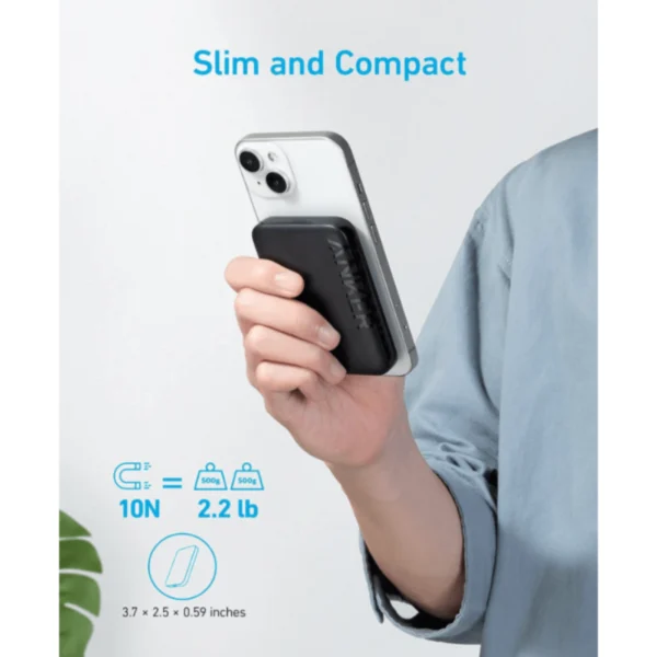 Anker 321 MagGo Power Bank – 5000mAh Magnetic Wireless Battery - Image 5