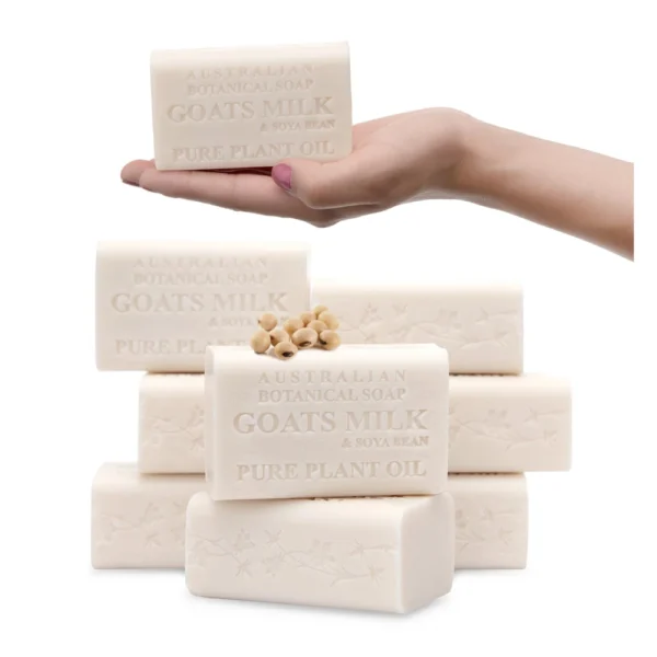 Australian Botanical Goat Milk Soap Set – 7 OZ Bars, Pack of 8
