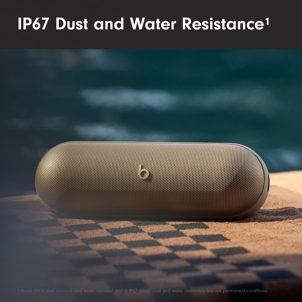 Beats Pill Portable Bluetooth Speaker –Champagne Gold - Image 3