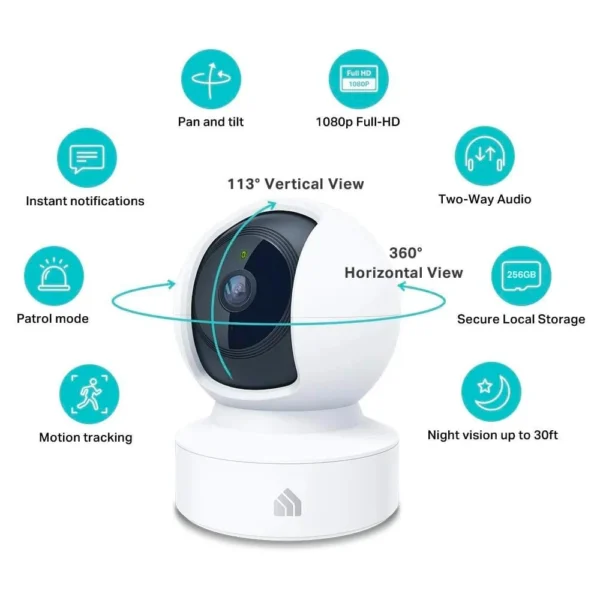 Kasa Indoor Smart Security Camera – 1080p HD WiFi Camera - Image 4
