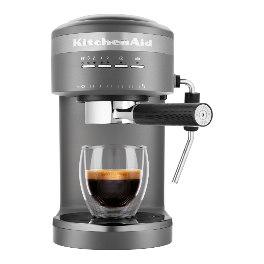 KitchenAid KES6403 Semi-Automatic Espresso Machine – Charcoal Grey - Image 4