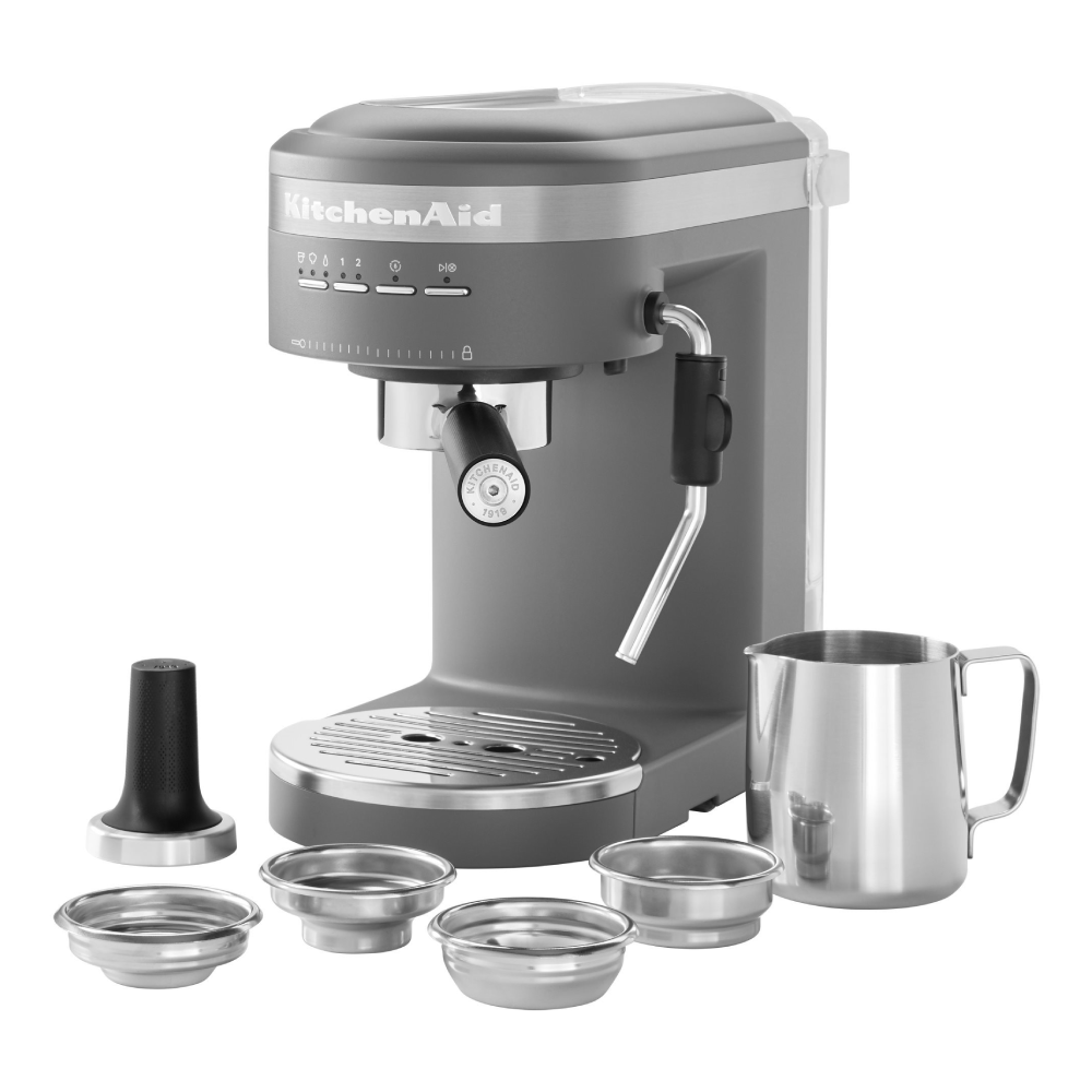 KitchenAid KES6403 Semi-Automatic Espresso Machine – Charcoal Grey - Image 3