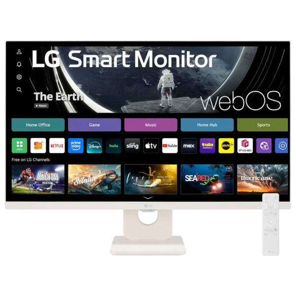 LG 27SR50F-W 27" MyView Smart Monitor – Full HD IPS Display