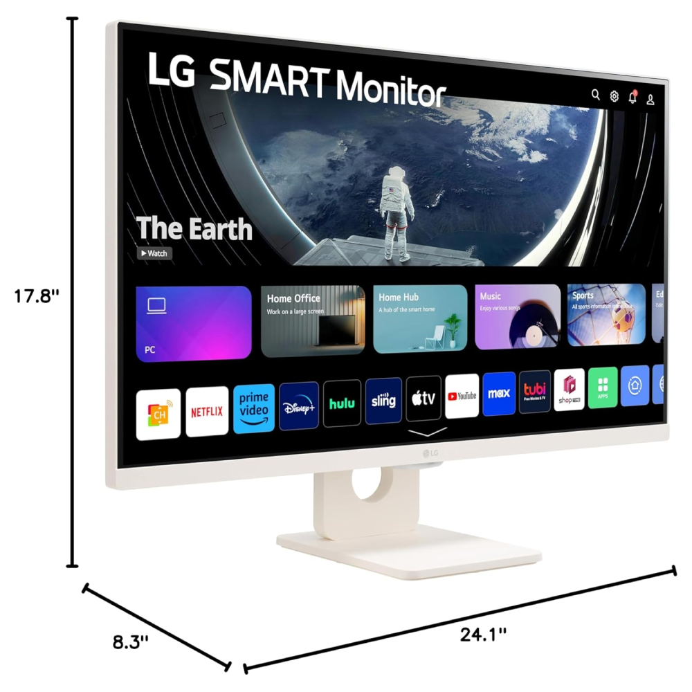 LG 27SR50F-W 27" MyView Smart Monitor – Full HD IPS Display - Image 3