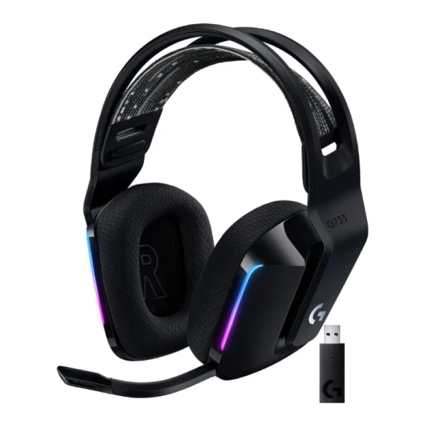 Logitech G733 LIGHTSPEED Wireless Gaming Headset – Black
