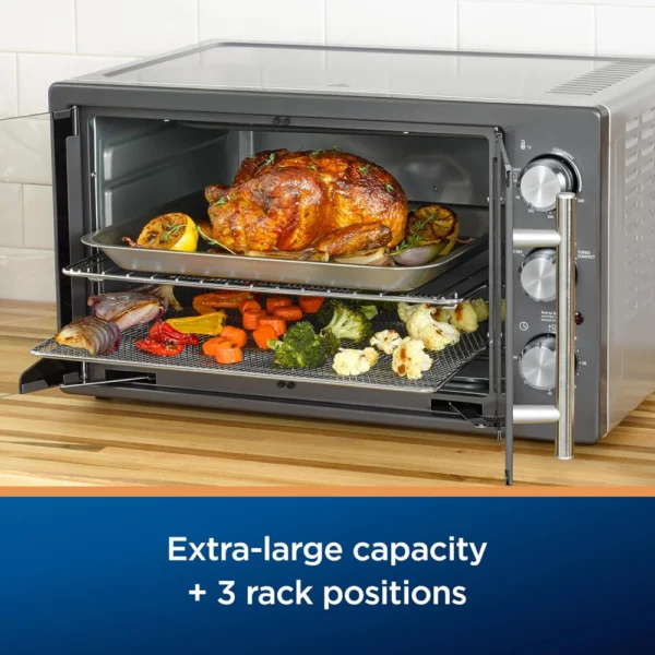 Oster Extra-Large French Door Air Fryer Countertop Oven - Image 4