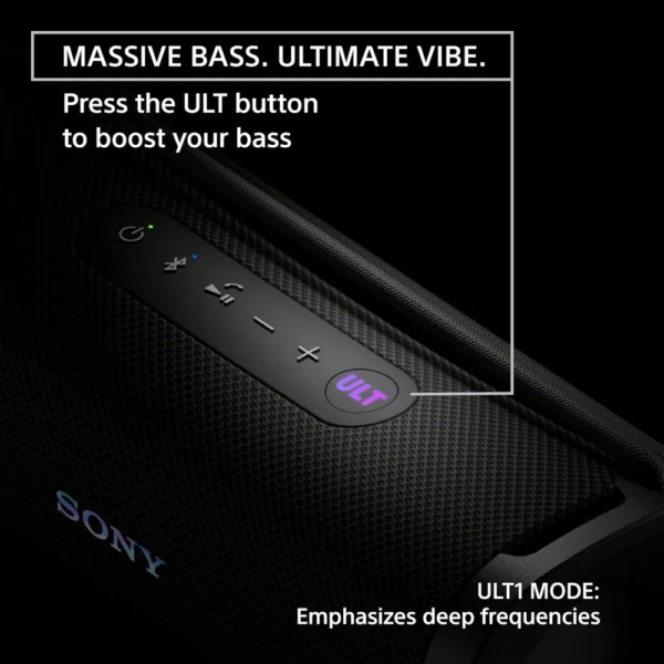 Sony ULT Field 1 Waterproof Portable Bluetooth Speaker – Black - Image 3