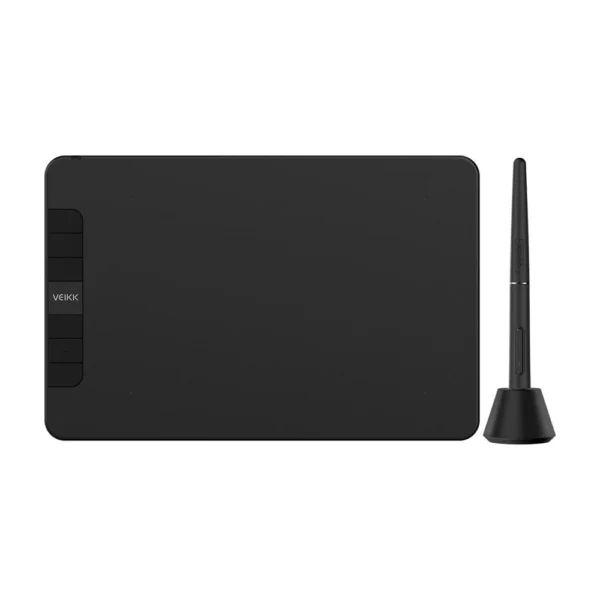 VEIKK VK640 Drawing Tablet – 6x4 Inch Digital Graphics Pad with Battery-Free Stylus