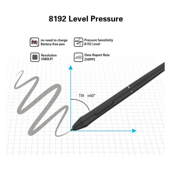 VEIKK VK640 Drawing Tablet – 6x4 Inch Digital Graphics Pad with Battery-Free Stylus - Image 5