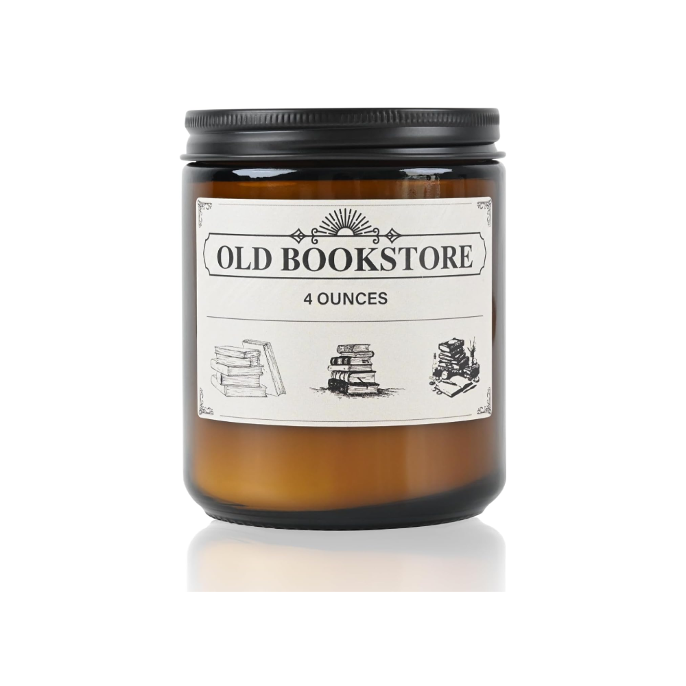 Ventro Vykor Old Bookstore Candle