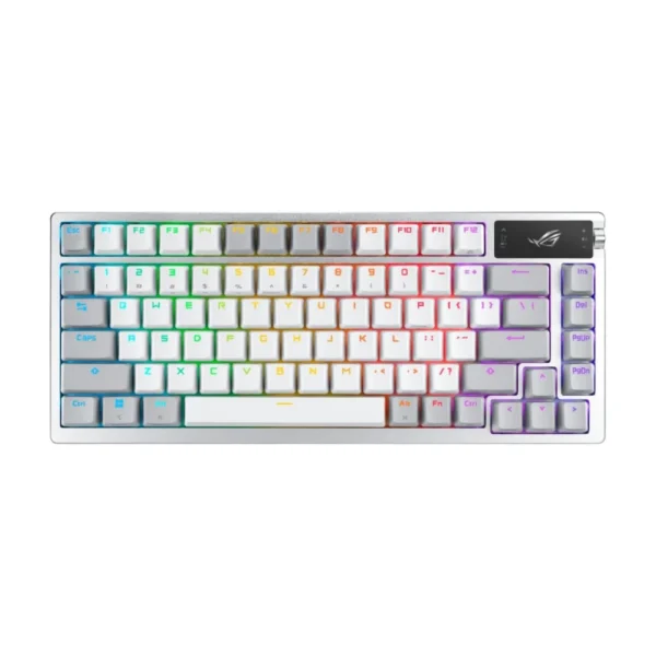 ASUS ROG Azoth 75 Wireless DIY Custom Gaming Keyboard – White
