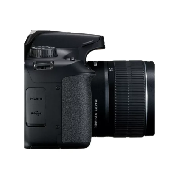 Canon EOS 4000D Professional Digital SLR Camera 18MP - Black - Image 3
