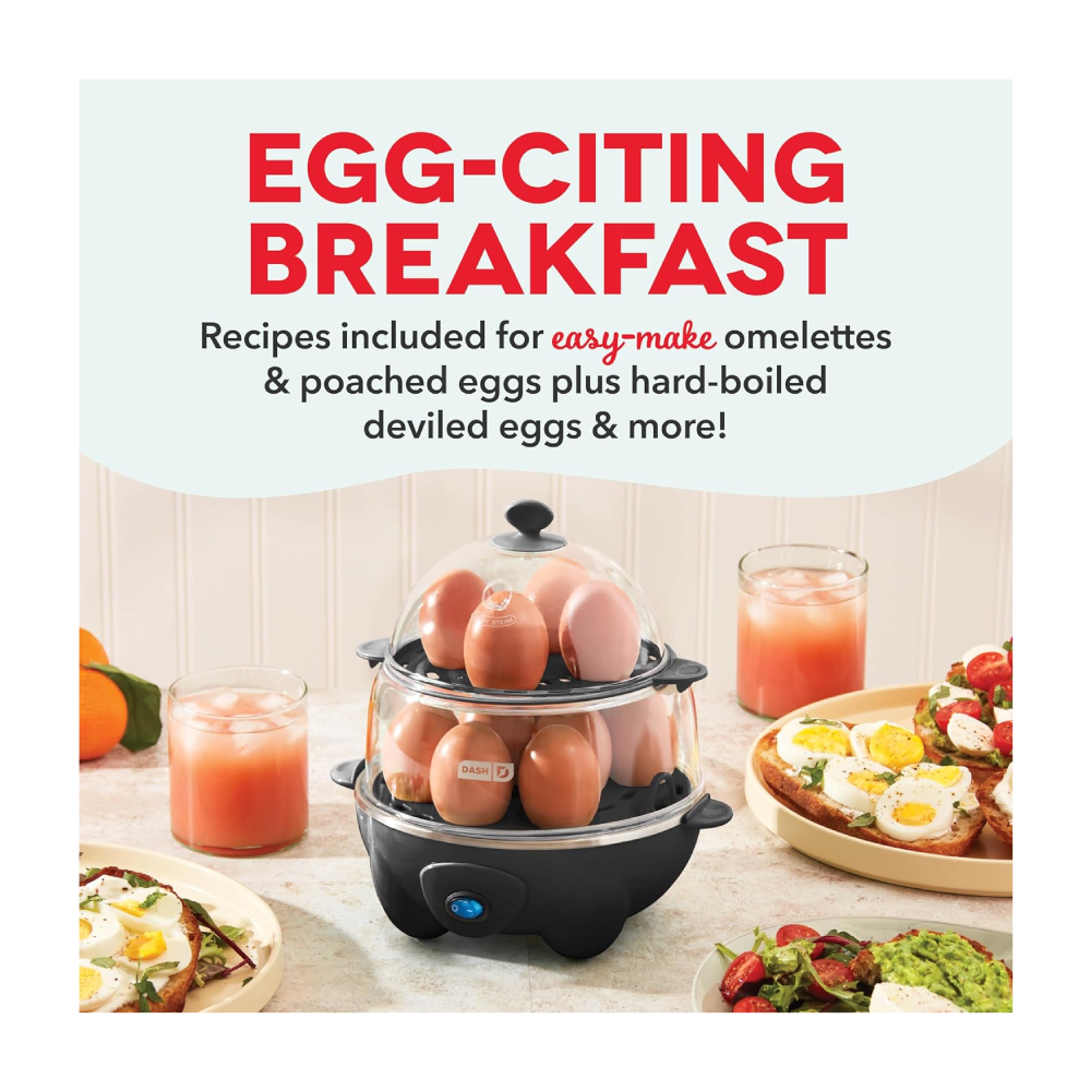 DASH Deluxe Rapid Egg Cooker – 12 Egg Capacity - Image 3
