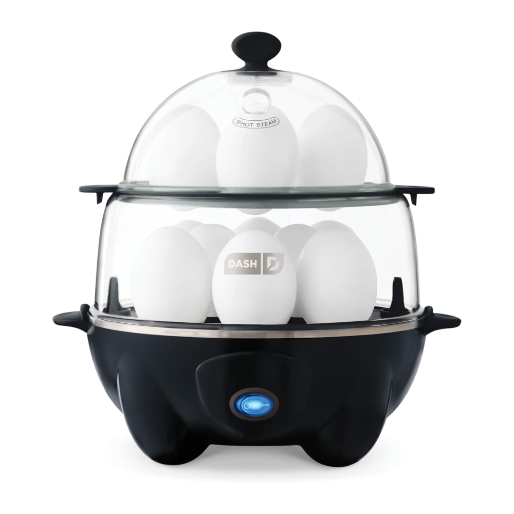 DASH Deluxe Rapid Egg Cooker – 12 Egg Capacity