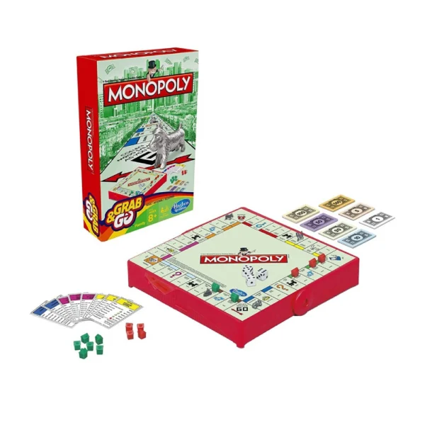 Monopoly Hasbro Gaming Grab & Go Game - Image 2