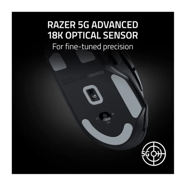 Razer Basilisk V3 X HyperSpeed Wireless Gaming Mouse – Black - Image 2