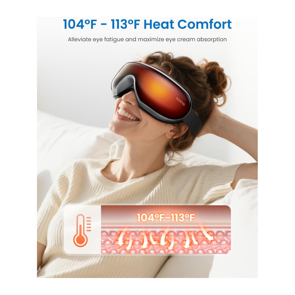 RENPHO Eye Massager with Heat – Relaxation & Eye Wellness - Image 6
