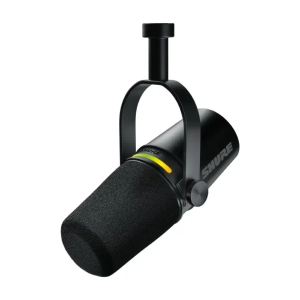 Shure MV7+ Podcast Dynamic Microphone with Stand – Black