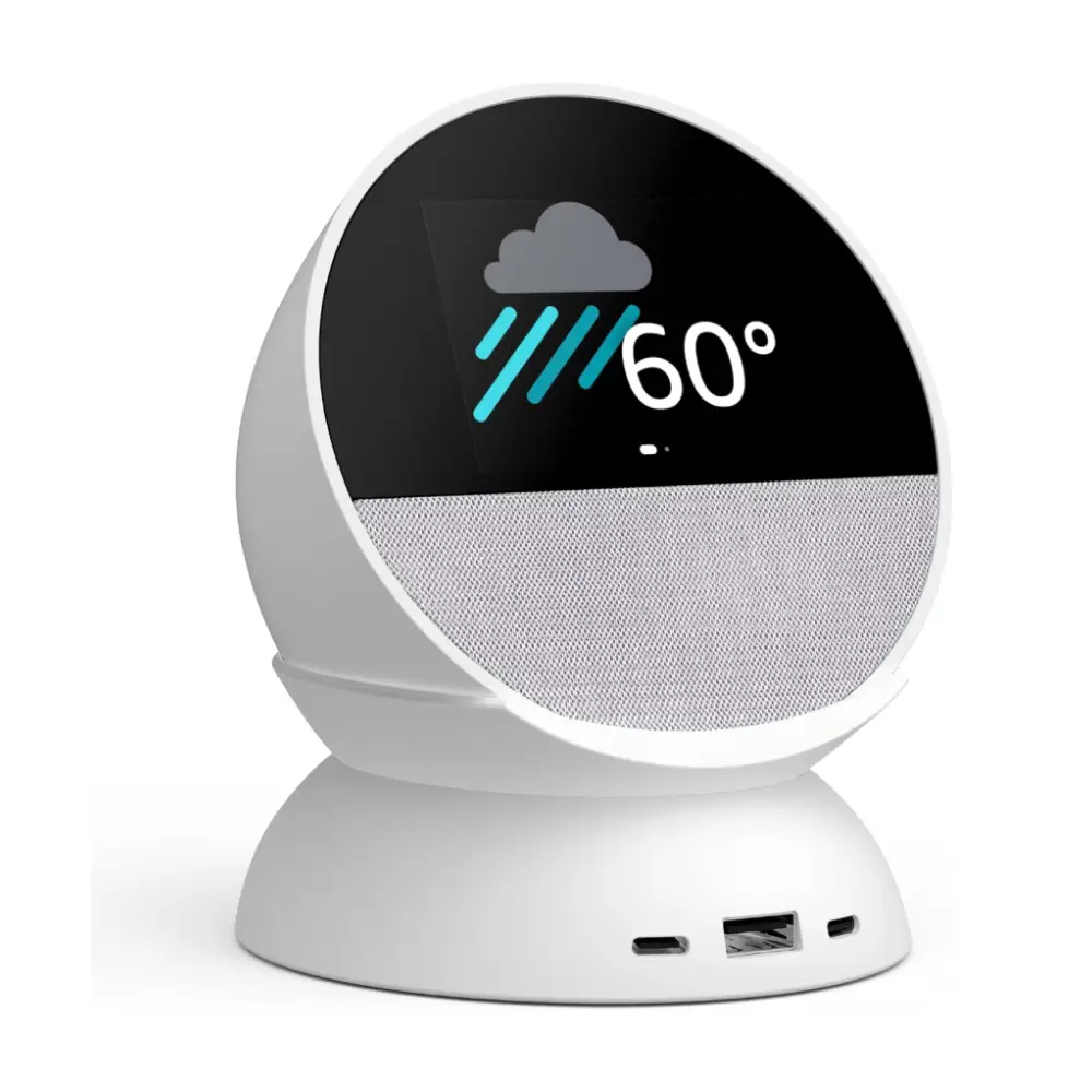 Echo Spot Bundle (2024 Release) β Glacier White