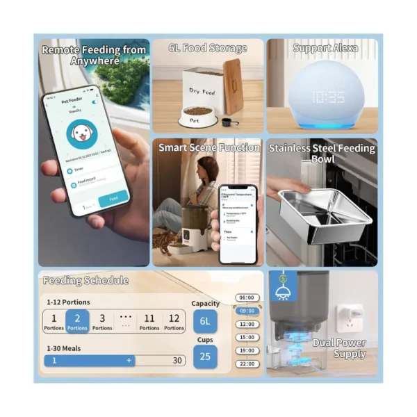 Smart Automatic Cat Feeder – WiFi Pet Feeder with APP Control - Image 7