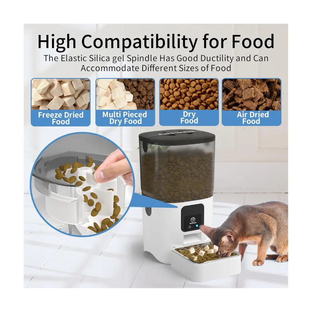 Smart Automatic Cat Feeder β WiFi Pet Feeder with APP Control - Image 4