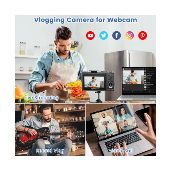 4K Digital Camera for Photography & Vlogging - Image 4