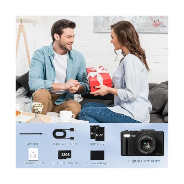 4K Digital Camera for Photography & Vlogging - Image 2