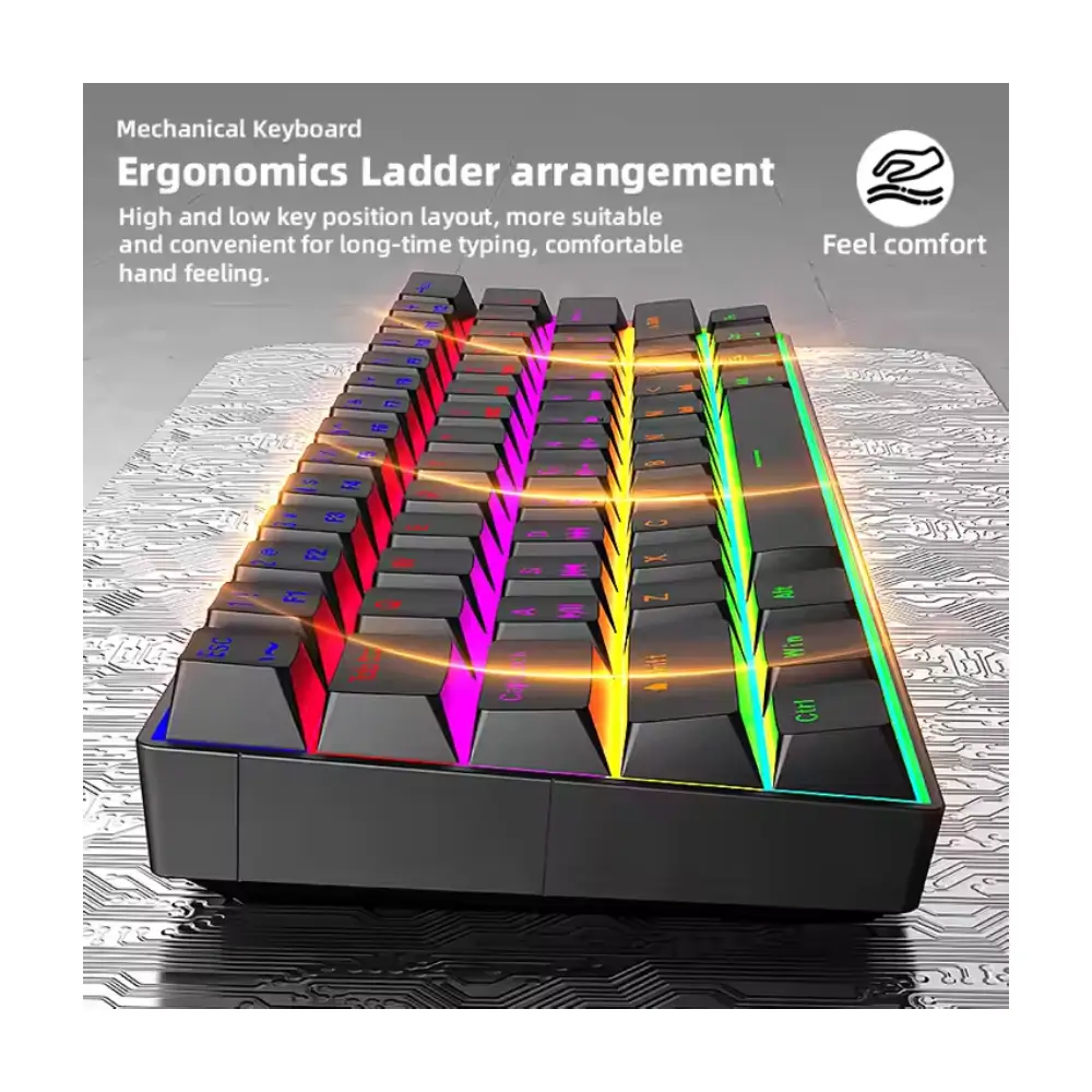 GK61 Hyper 60% Gaming Keyboard – Mechanical Precision - Image 2