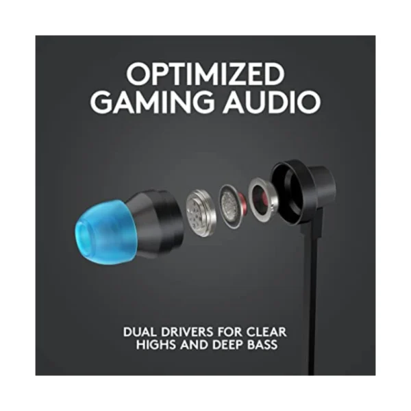 Logitech G333 Gaming Earphones – Black - Image 5