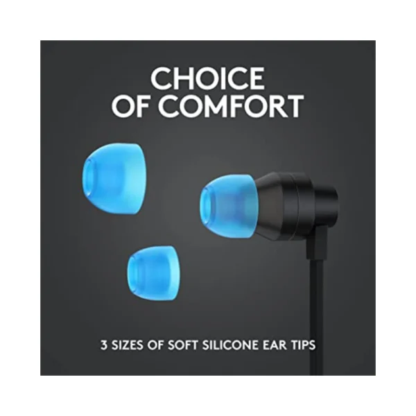 Logitech G333 Gaming Earphones – Black - Image 3