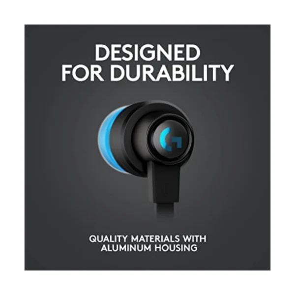 Logitech G333 Gaming Earphones – Black - Image 2