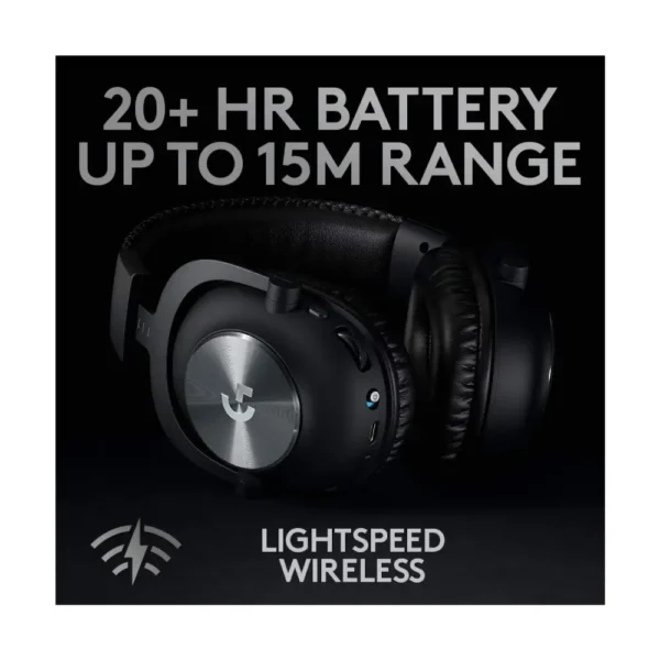 Logitech G PRO X Wireless LIGHTSPEED Gaming Headset - Black - Image 5