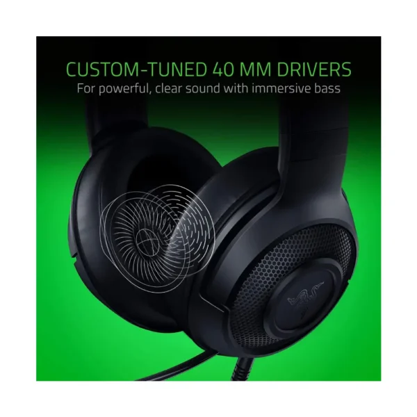 Razer Kraken X Ultralight Gaming Headset – Black - Image 4