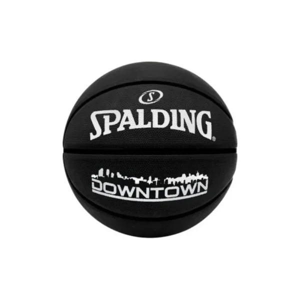 Spalding Downtown Black Outdoor Basketball - Size 7