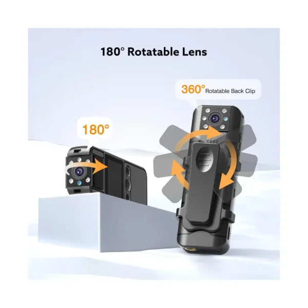 Z11 4K Body Camera with Audio and Video Recording – 128GB Wearable Security Cam - Image 4