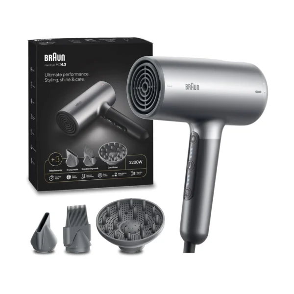 Braun Hair Dryer HD4.3 – Ultimate Performance
