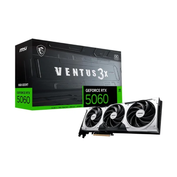 MSI Gaming RTX 5060 8G Ventus 3X OC Graphics Card - Image 2