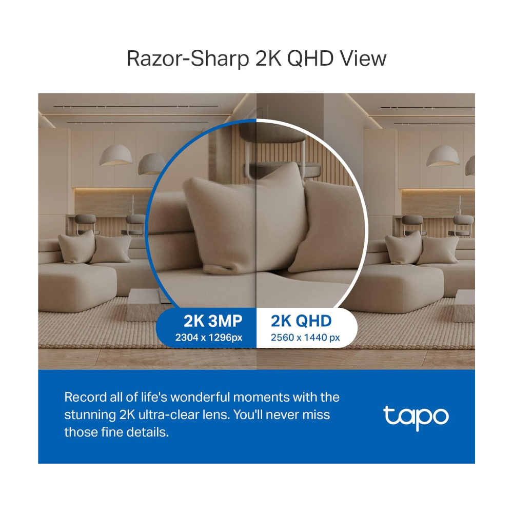 TP-Link Tapo C220 2K QHD Pan/Tilt Security Camera - Image 5