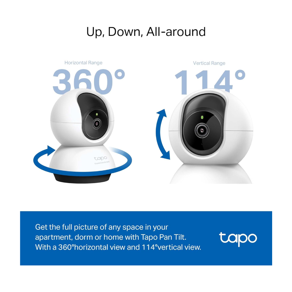 TP-Link Tapo C220 2K QHD Pan/Tilt Security Camera - Image 2